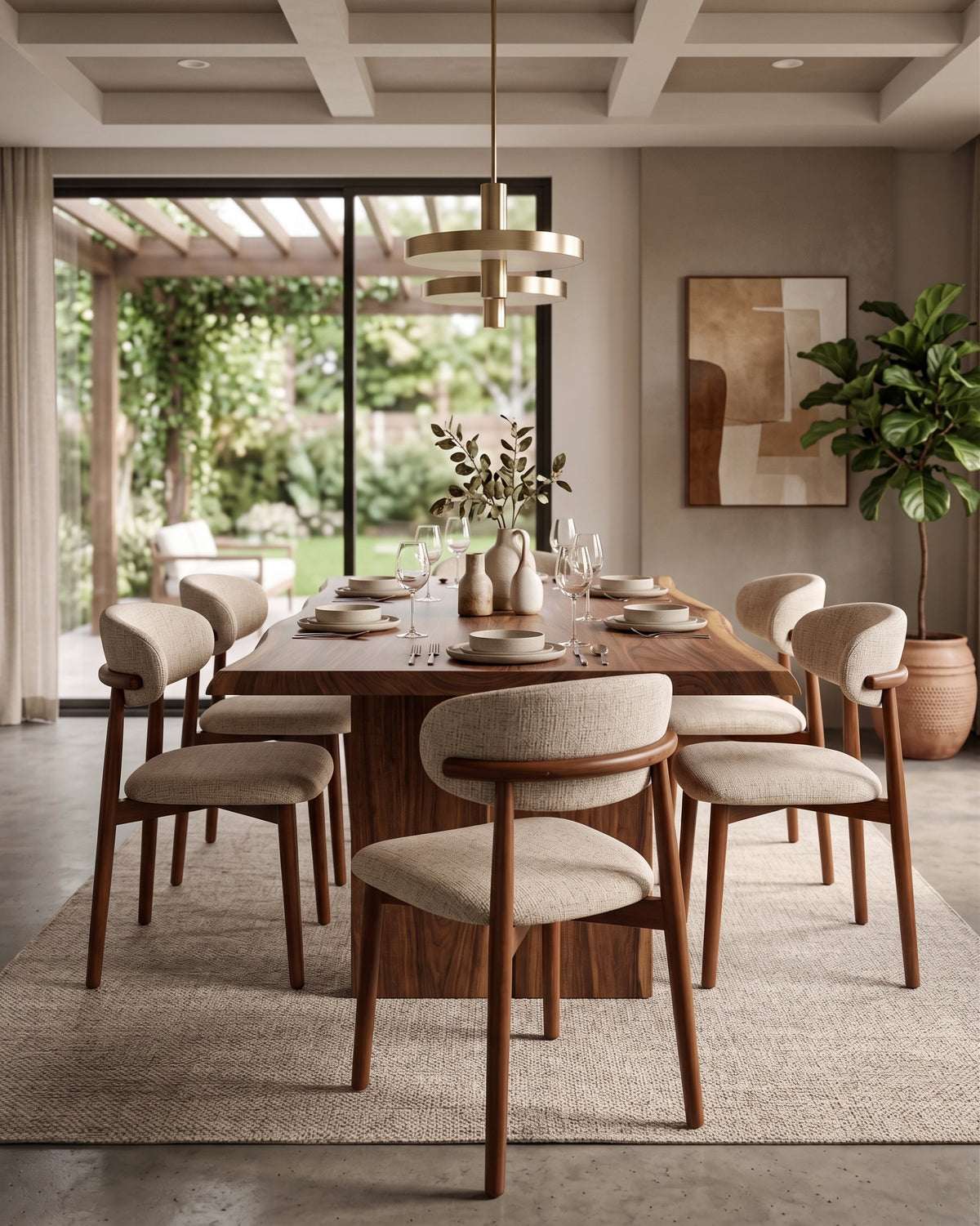 Silla Oleandro Lino Gris